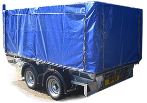 the new  PVC cover for the Atlas tipper trailer