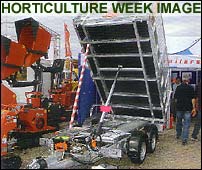 Atlas tipping trailer as reviewed in Horticulture Week in june 2007